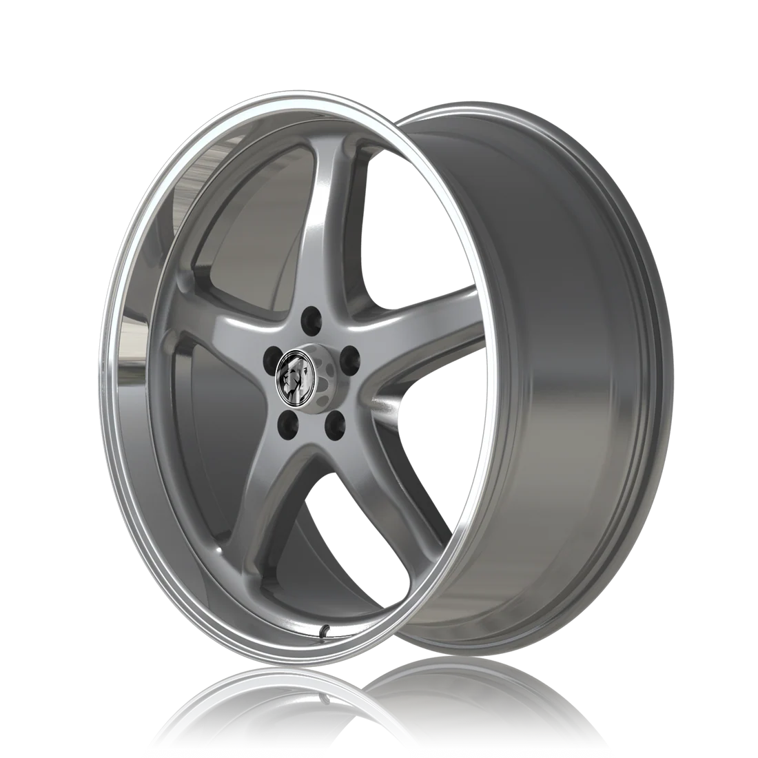 WS MAX 22" - Grey Machined Lip