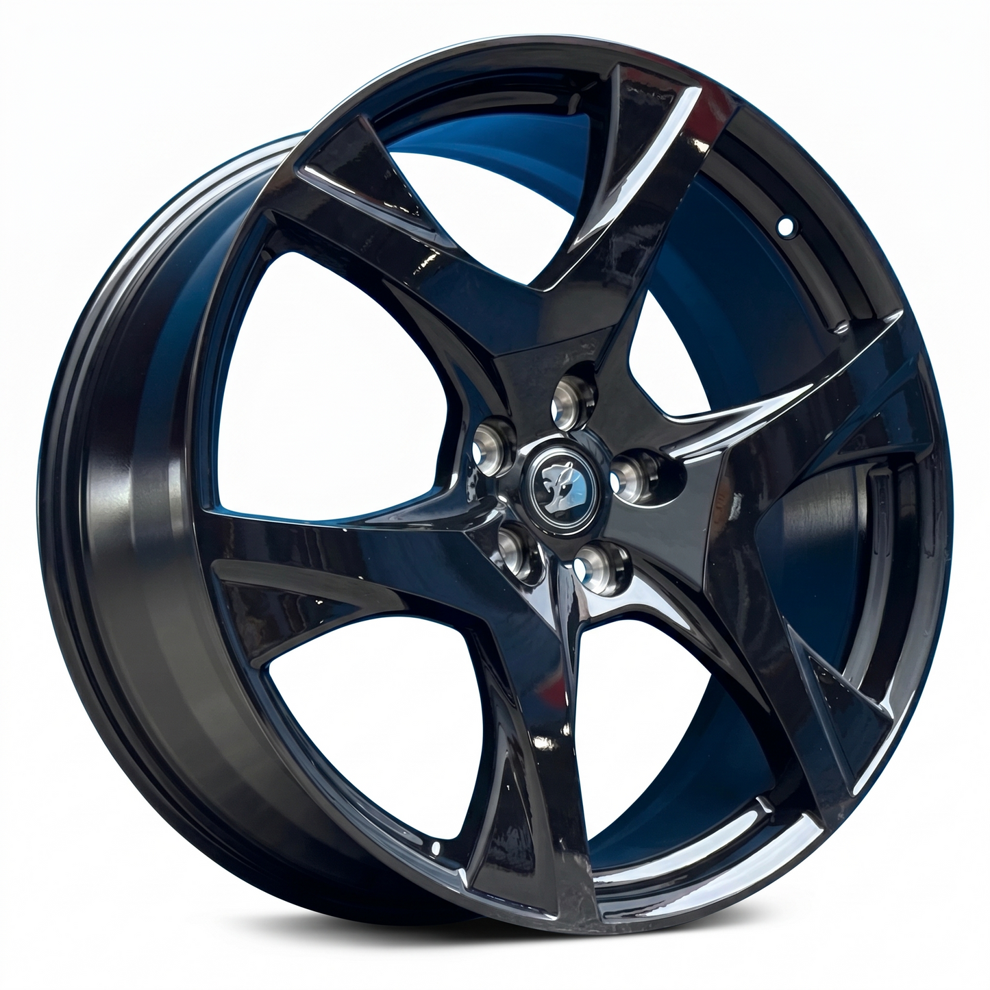 R8 HSV Style 22x9 Gloss Black Set - Holden Commodore VE VF