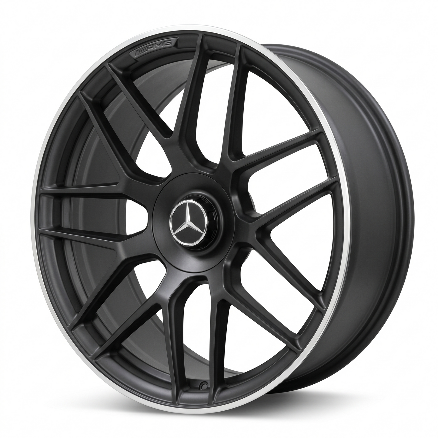 AMG Style 22x10 Black Machine Lip - Mercedes ML GL GLE GLS Class
