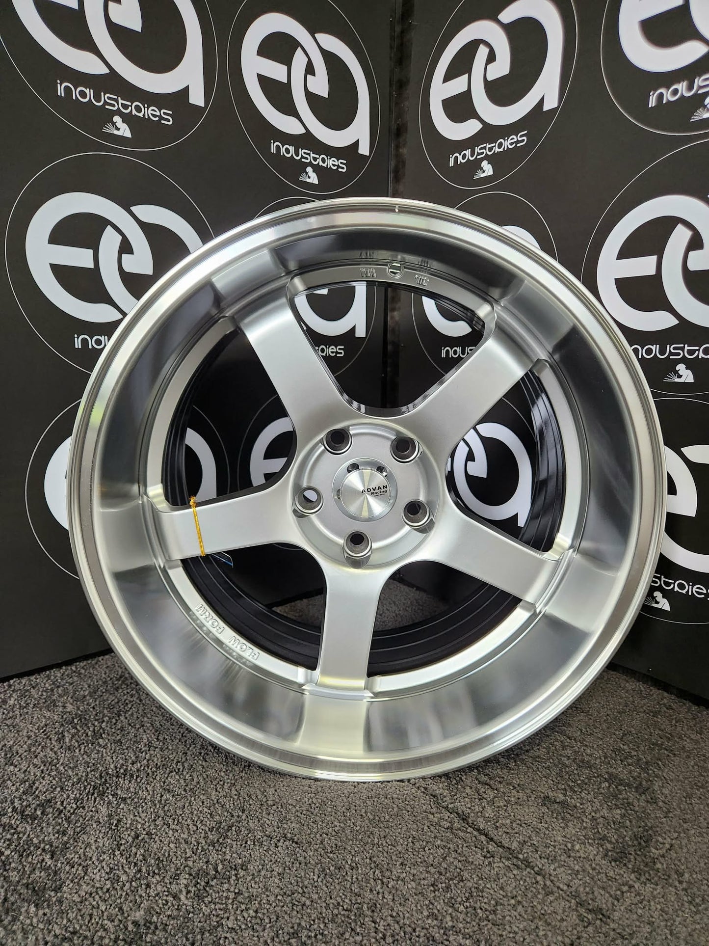 ADVAN GT 18 inch silver wheel at EA Industries
