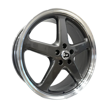WALKY 22x9 - MX GREY MACHINED LIP (1pc)