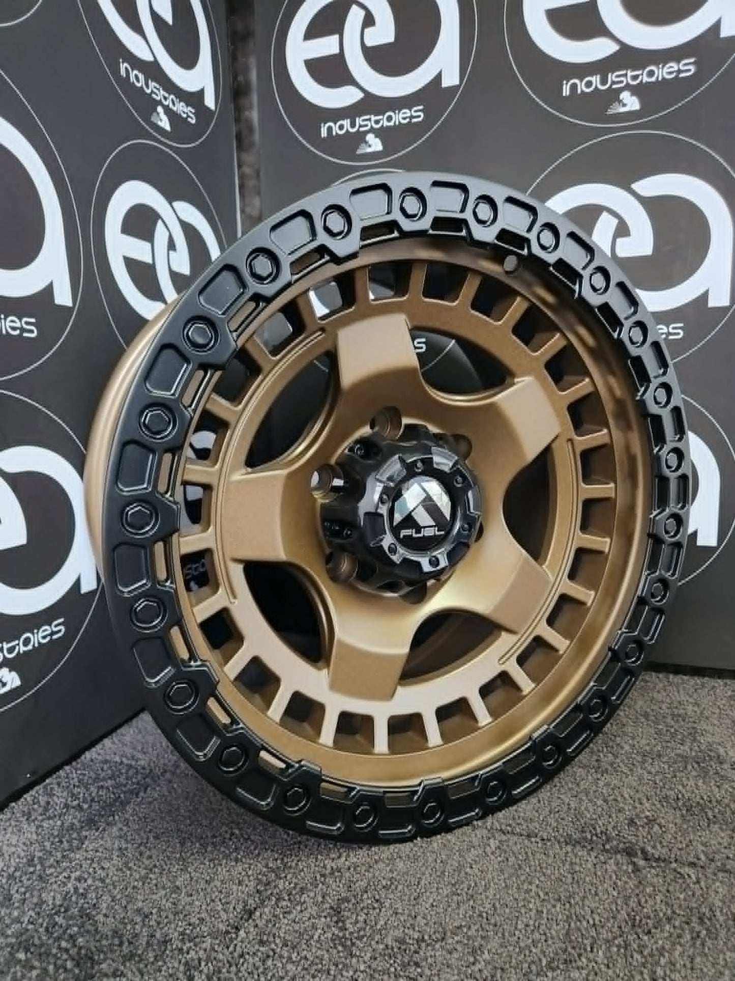 17x9 4x4 4WD Wheel Rims - Bronze / Black image 3