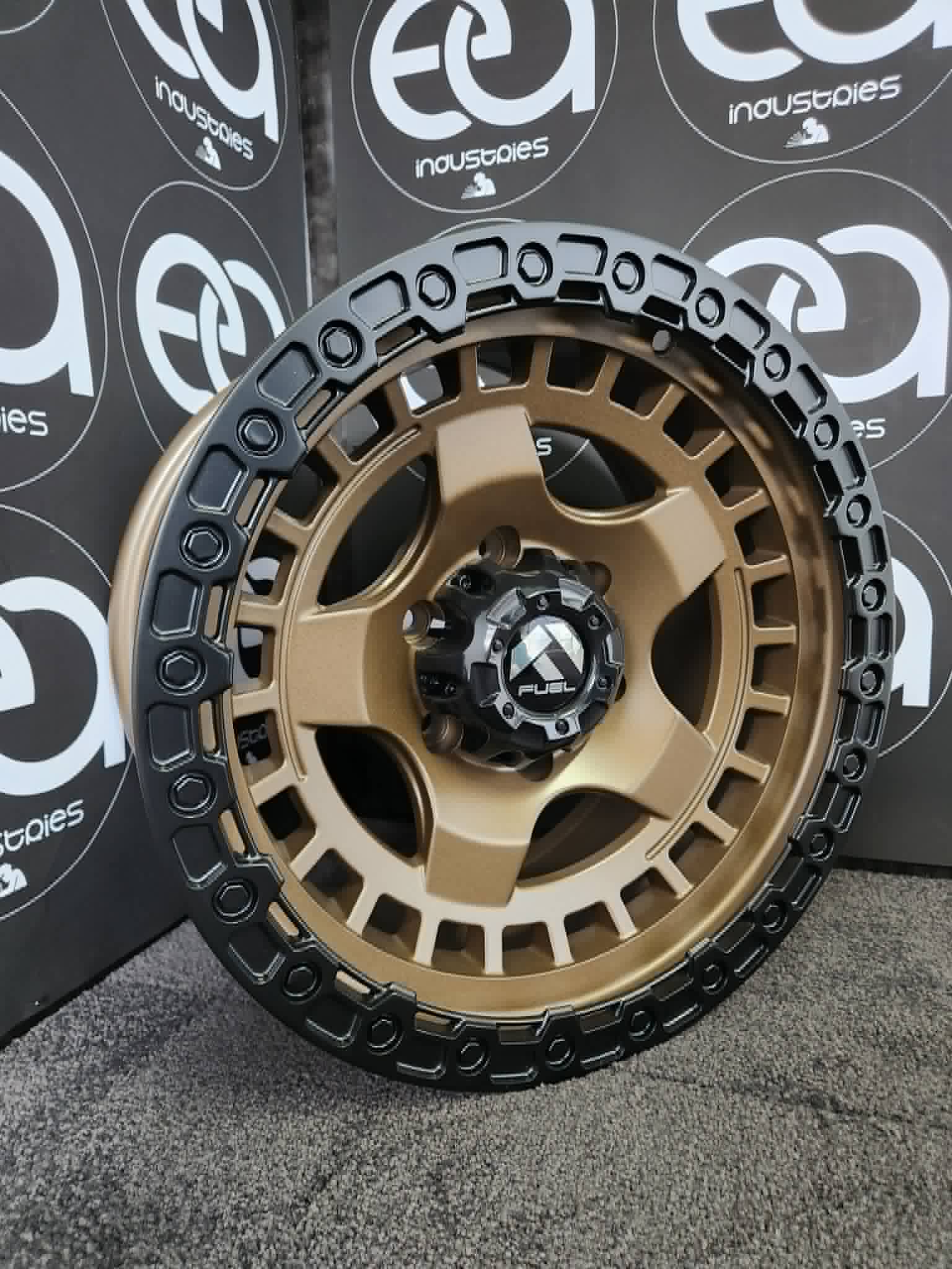17x9 4x4 4WD Wheel Rims - Bronze / Black image 3