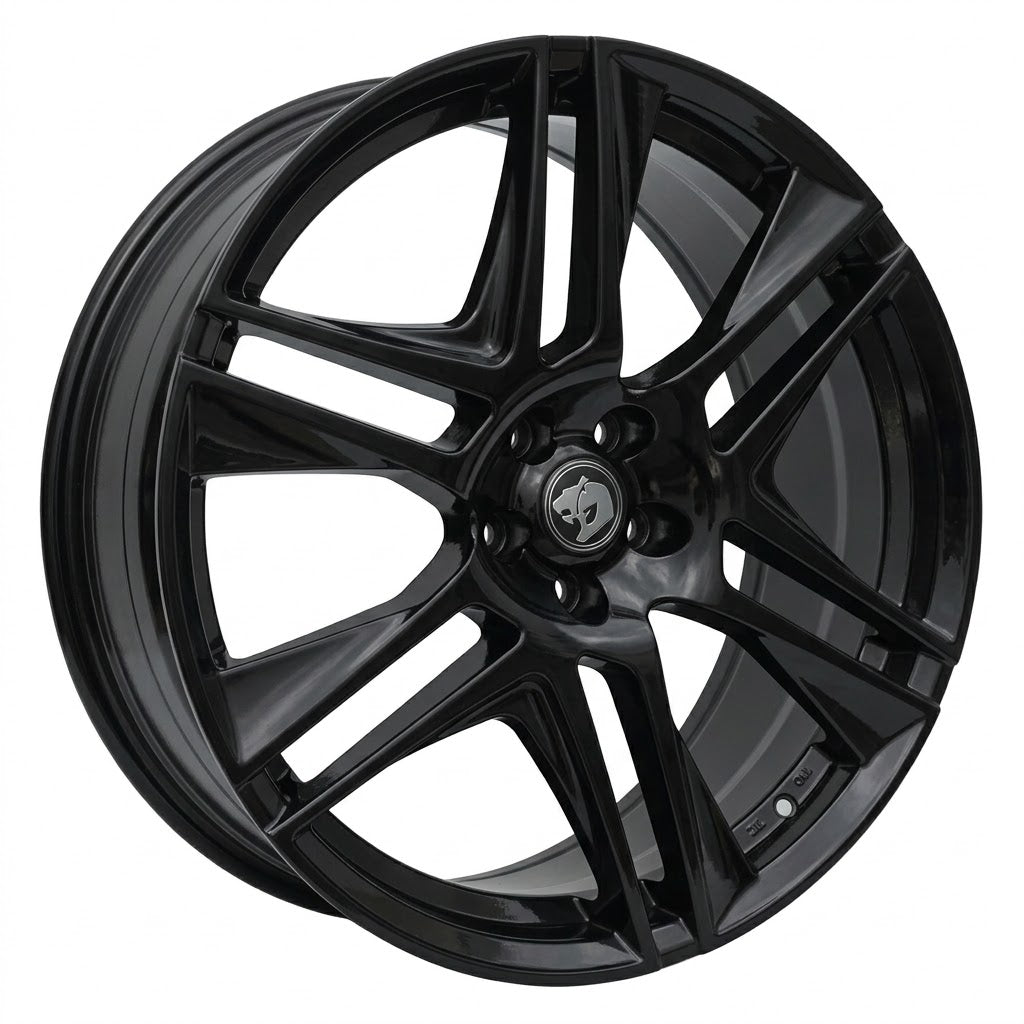 Suits Commodore VE VF - Blades 22x8 Gloss Black Wheels