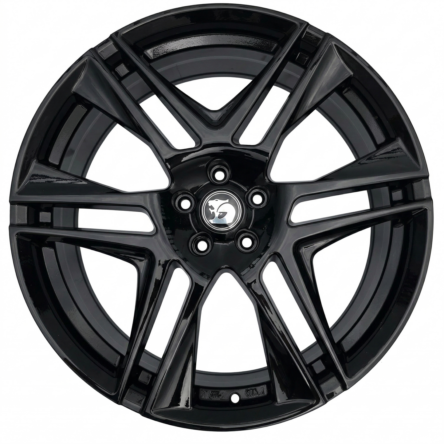Suits Commodore VE VF - Blades 22x8 Gloss Black Wheels