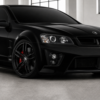 Suits Commodore VE VF - Blades 22x8 Gloss Black Wheels