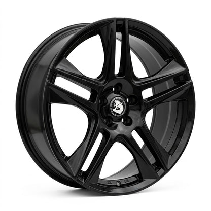 Suits Commodore VE VF - Blades 22x8 Gloss Black Wheels