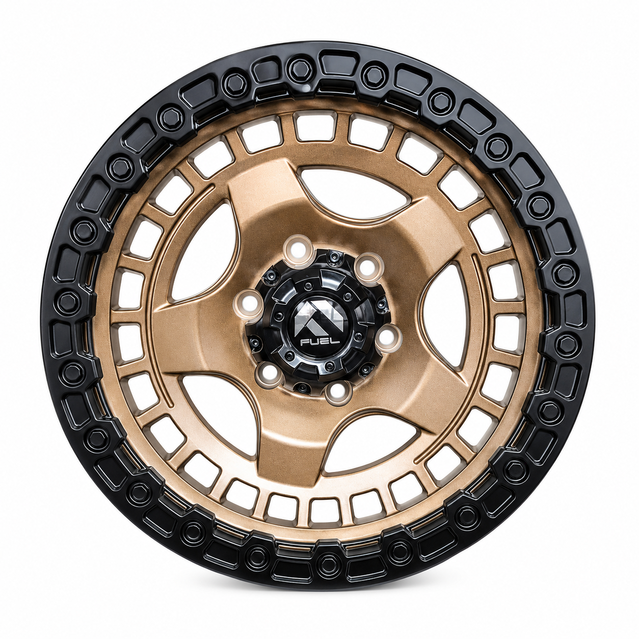 17x9 4x4 4WD Wheel Rims - Bronze / Black image 2