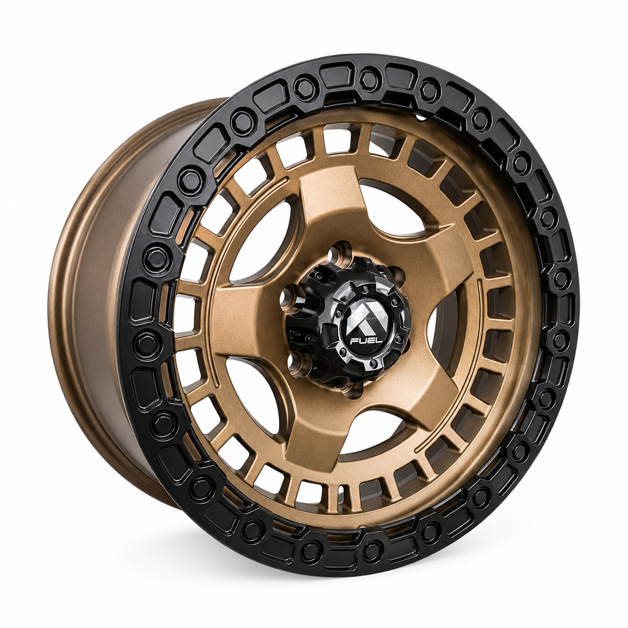 17x9 4x4 4WD Wheel Rims - Bronze / Black