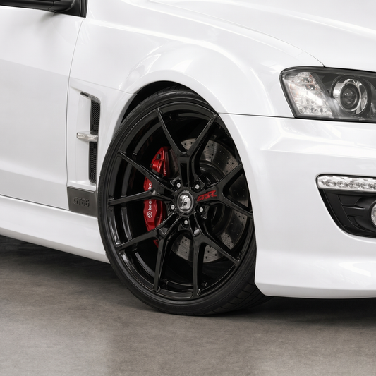 Suits Commodore VT VX VY VZ VE VF - GTSR 22x8 Gloss Black Wheels