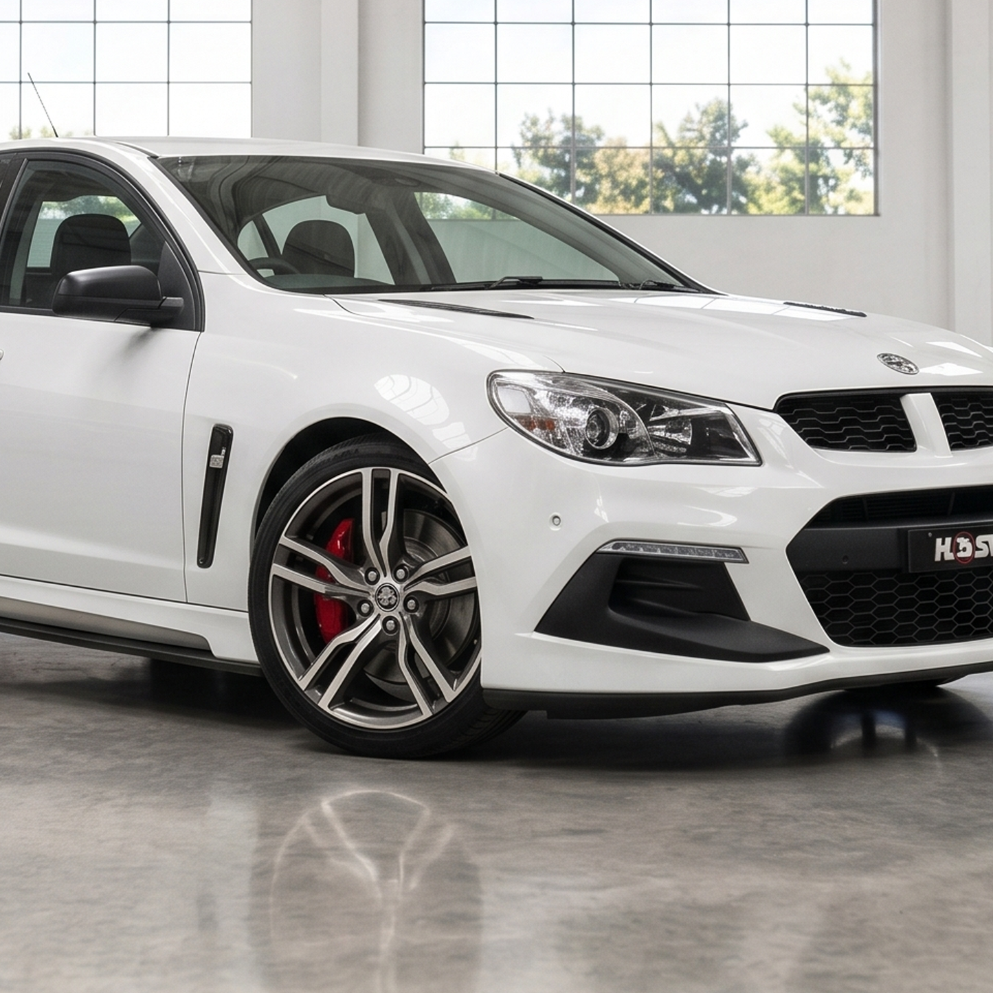 Suits Holden Commodore VT VX VY VZ VE VF - LSA 22x8 Black Machine Face Wheels