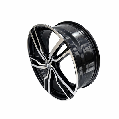 Suits Holden Commodore VT VX VY VZ VE VF - LSA 22x8 Black Machine Face Wheels