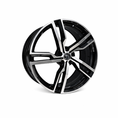 Suits Holden Commodore VT VX VY VZ VE VF - LSA 22x8 Black Machine Face Wheels