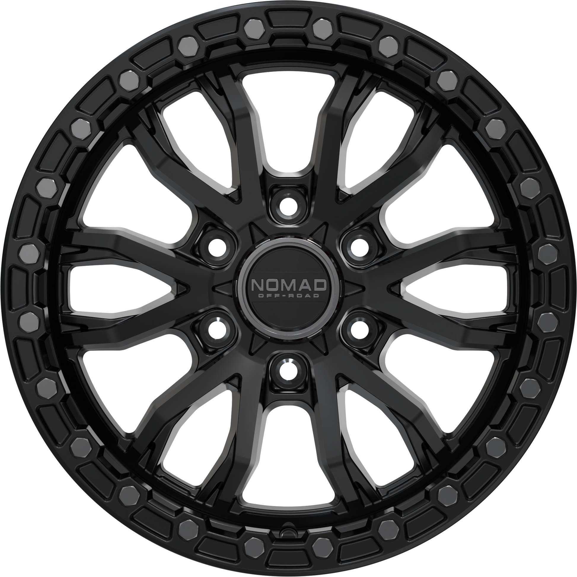 Nomad N133 Black Satin Lacquer wheel front view