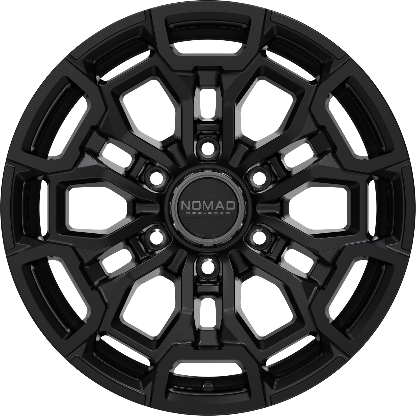 Nomad N162 Black Satin Lacquer wheel front view