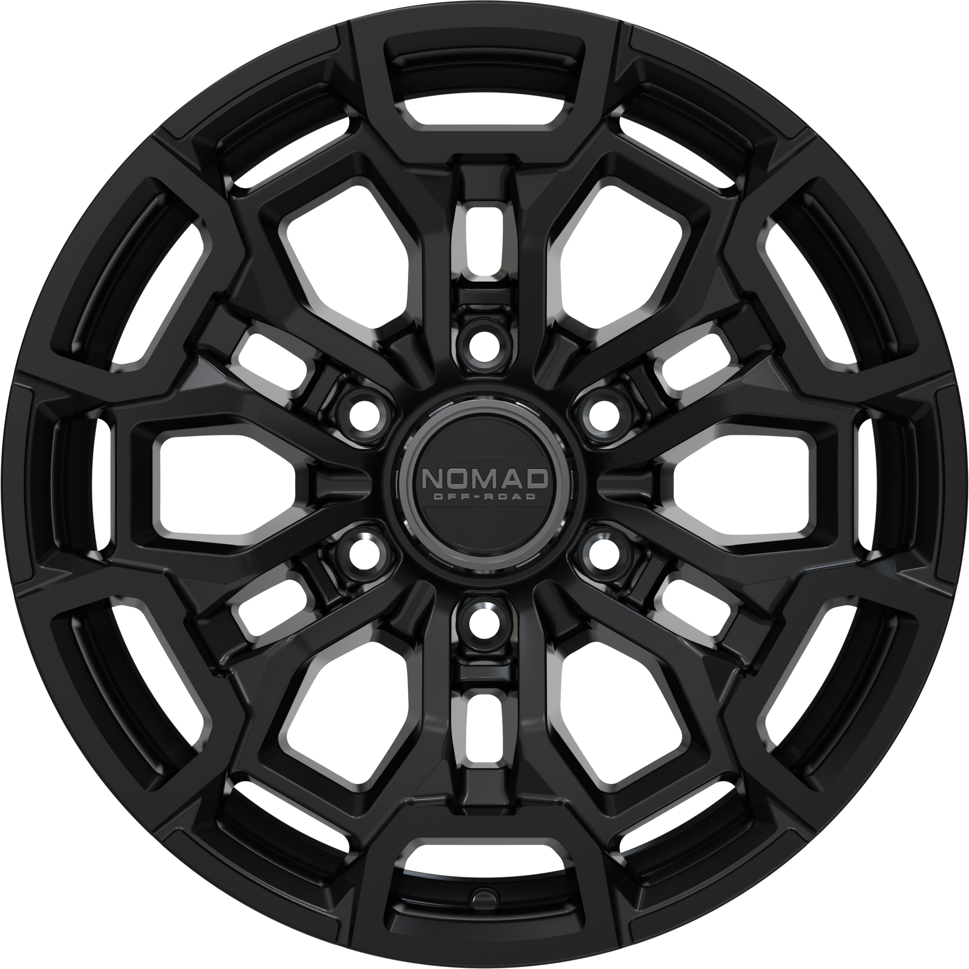 Nomad N162 Black Satin Lacquer wheel front view