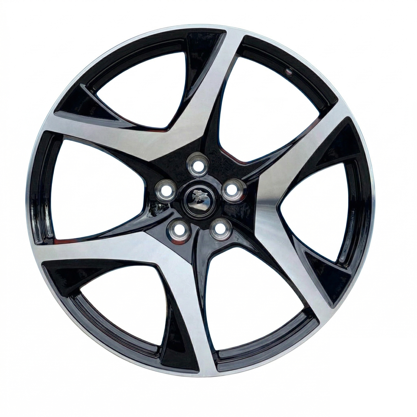 R8 HSV 22x9 GLOSS BLACK MACHINE FACE - 1 SET WITH TYRES (245/30R22)