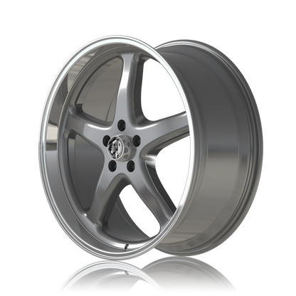 WS MAX 22" - Grey Machined Lip