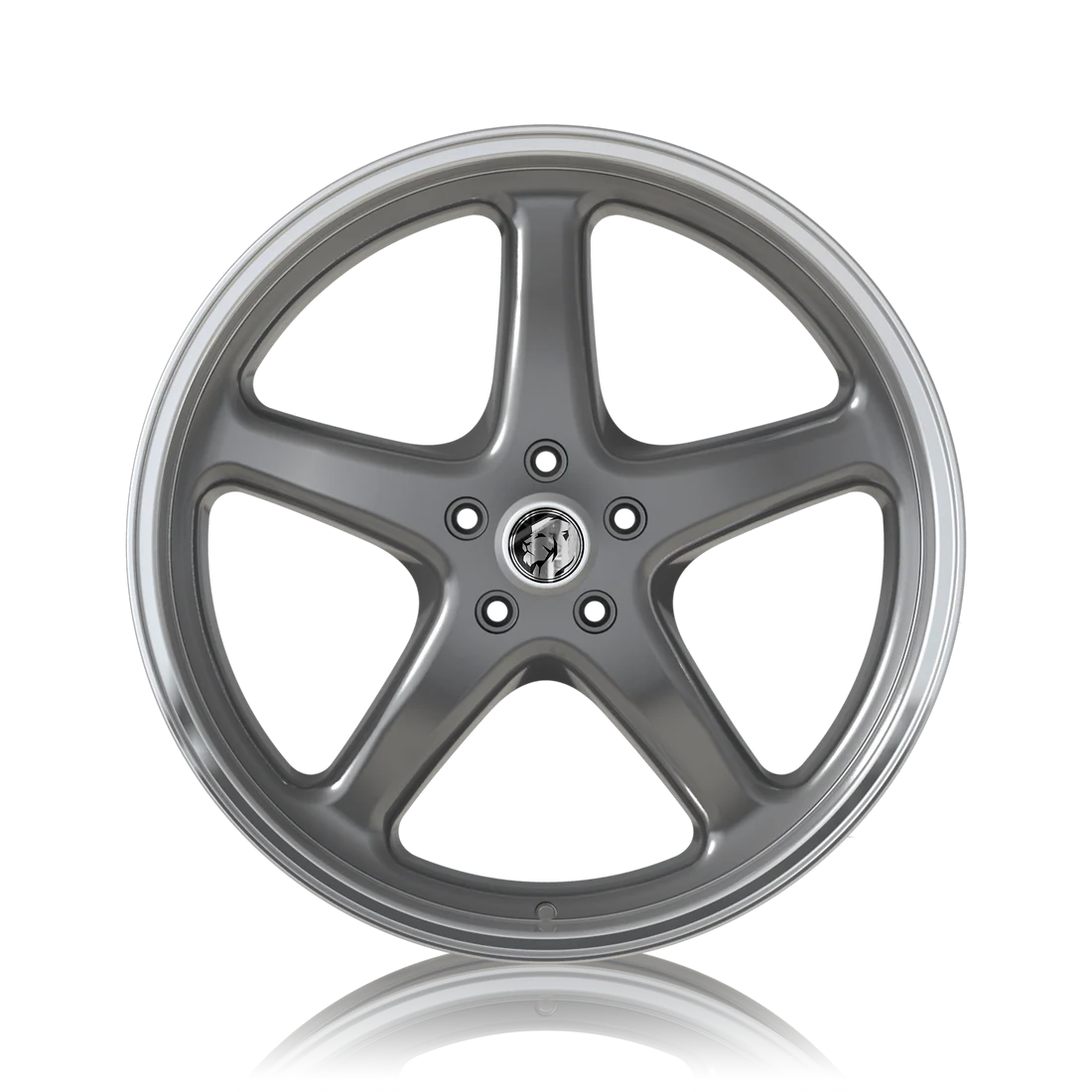 WS MAX 22" - Grey Machined Lip