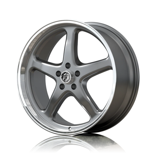 WS MAX 22" - Grey Machined Lip