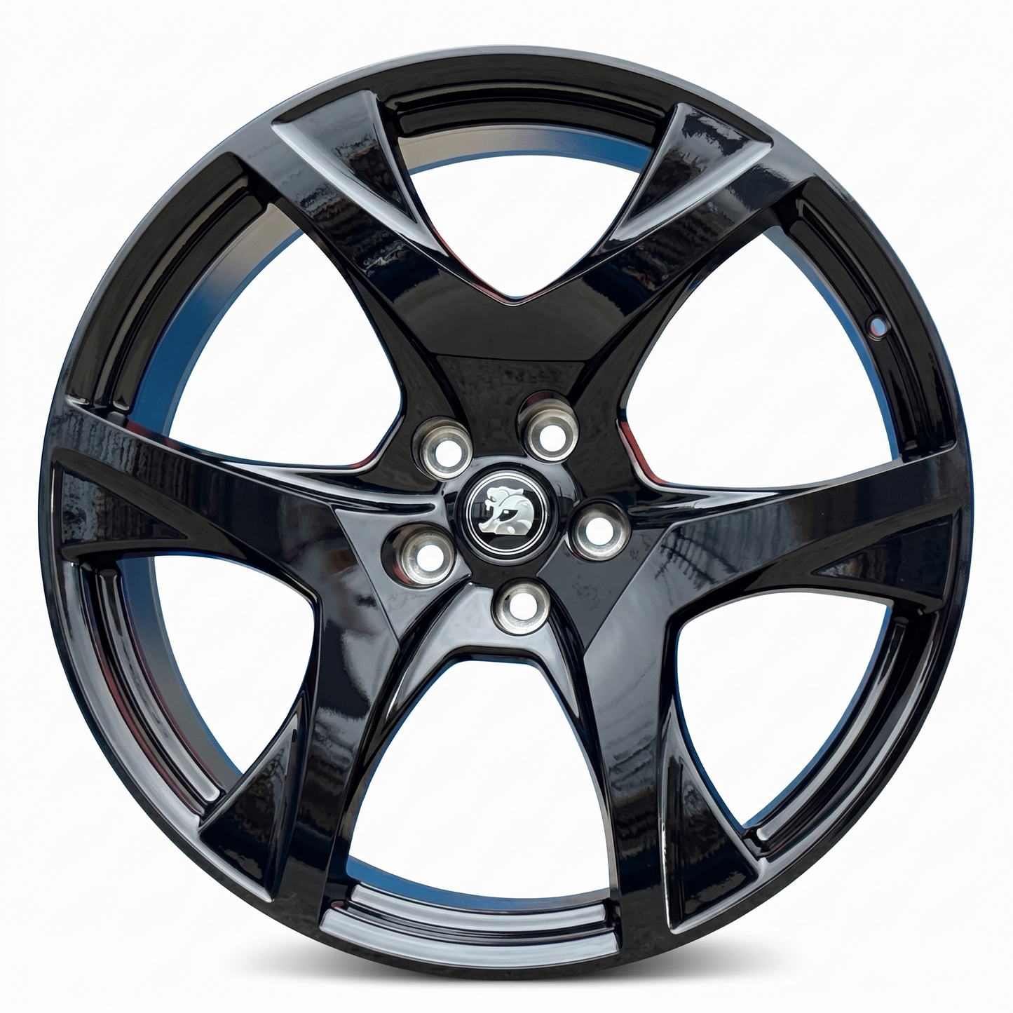 R8 HSV Style 22x9 Gloss Black Set - Holden Commodore VE VF