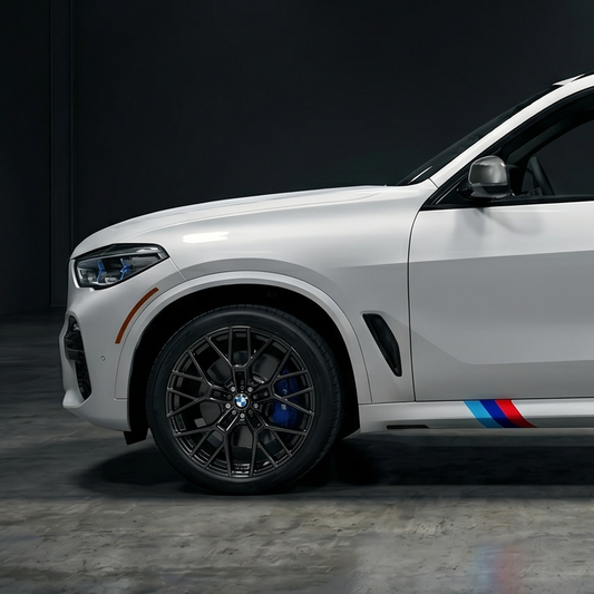 Multi-Spoke 21x9.5/10.5 Gloss Black Staggered Set - BMW X5 X6 X7 2018+