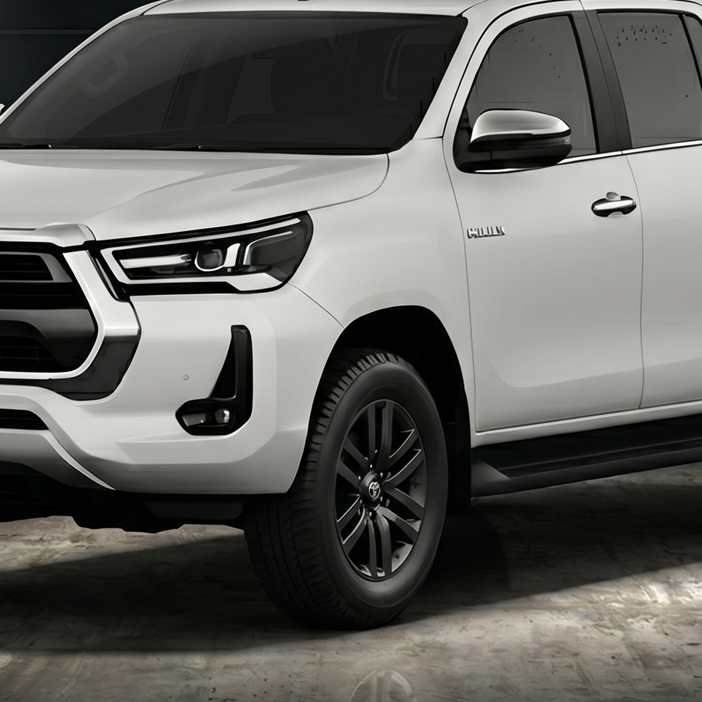 Suits Toyota Hilux SR5 2015+ - SR5 Style 18x8 Satin Black Wheels