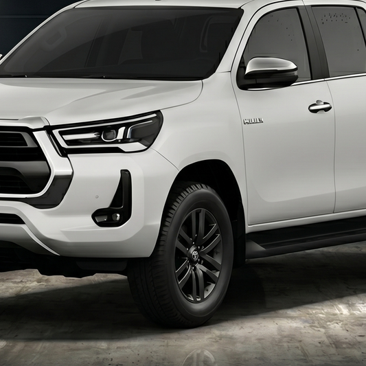 Suits Toyota Hilux SR5 2015+ - SR5 Style 18x8 Satin Black Wheels