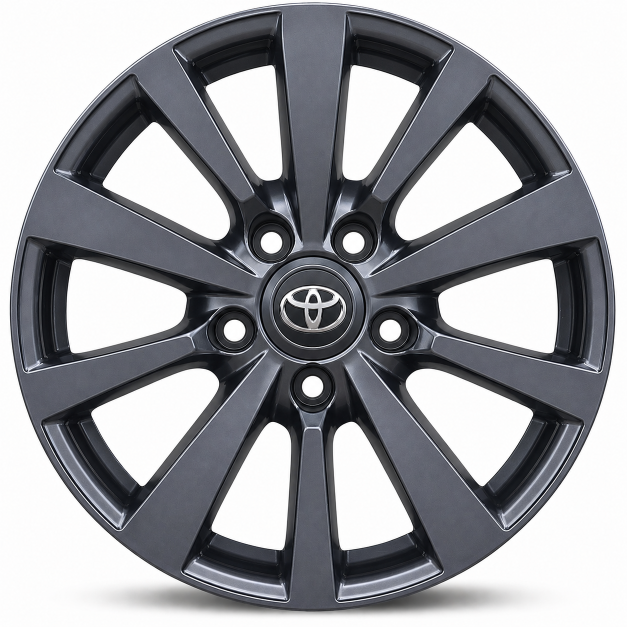 Suits Toyota Land Cruiser 100 Series 1998-2007 - 18x8 Satin Black Wheels