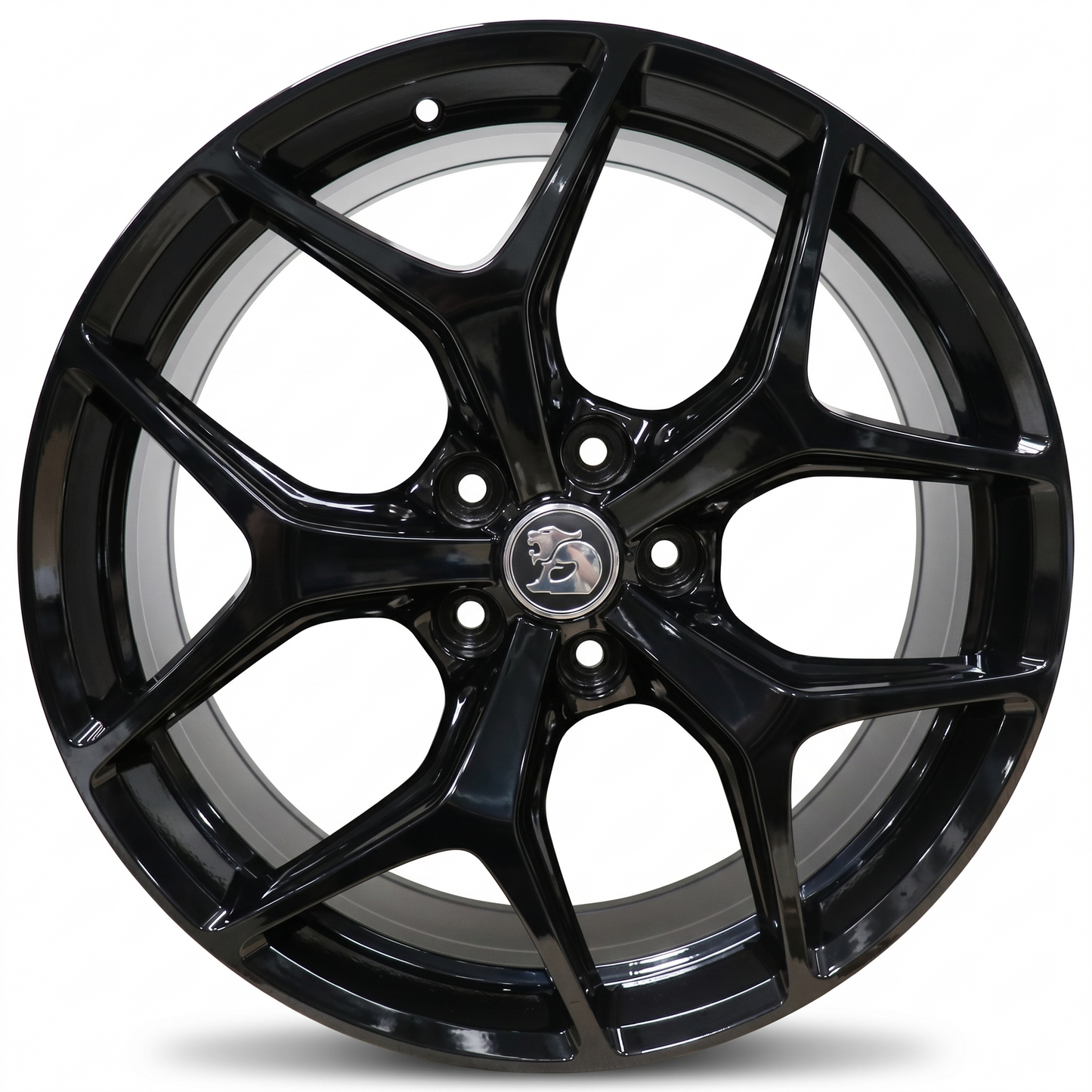 Suits Holden Commodore VZ VE VF HSV - GTSR Style 20" Gloss Black Dark Tint Staggered Wheels