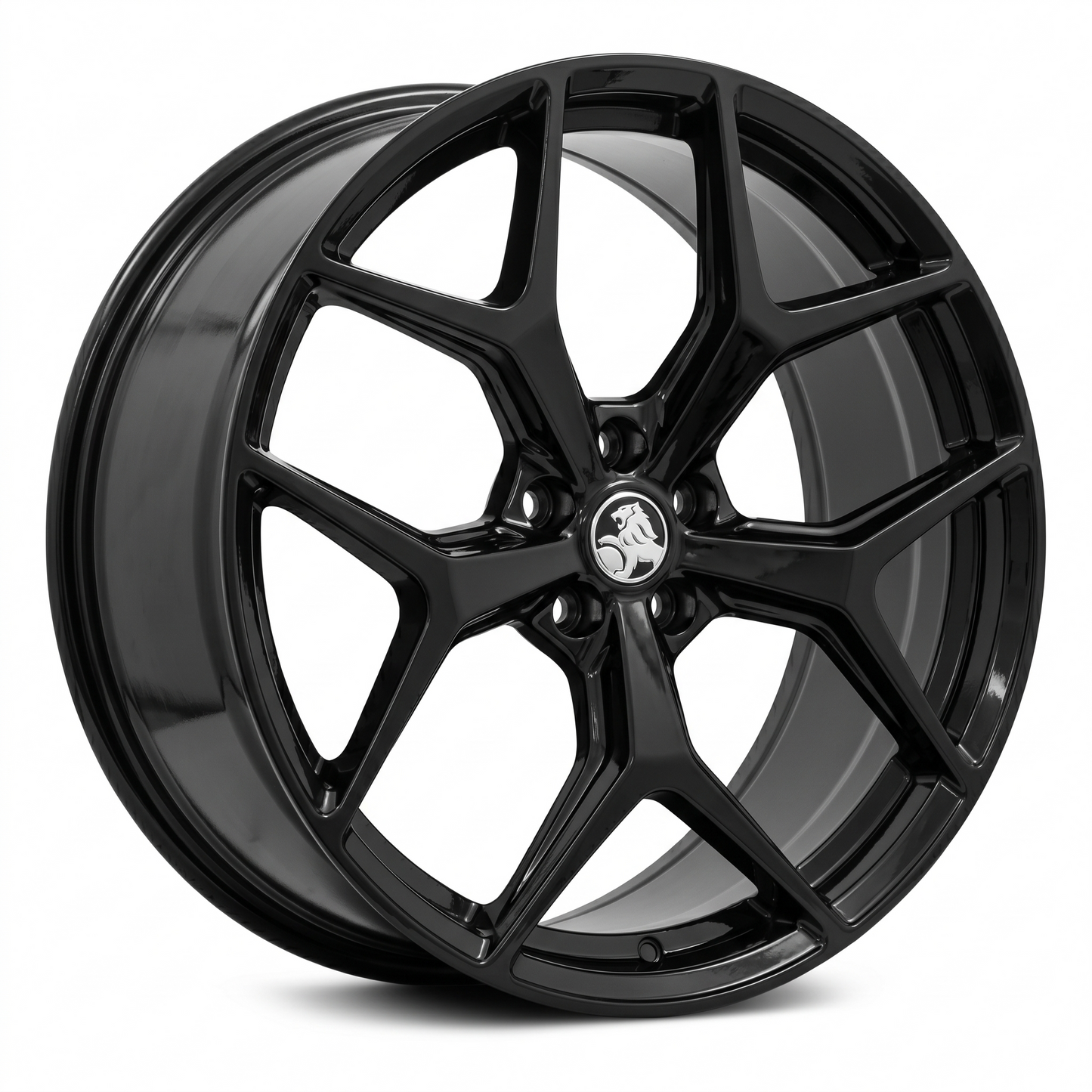 Suits Holden Commodore VZ VE VF HSV - GTSR Style 20" Gloss Black Dark Tint Staggered Wheels
