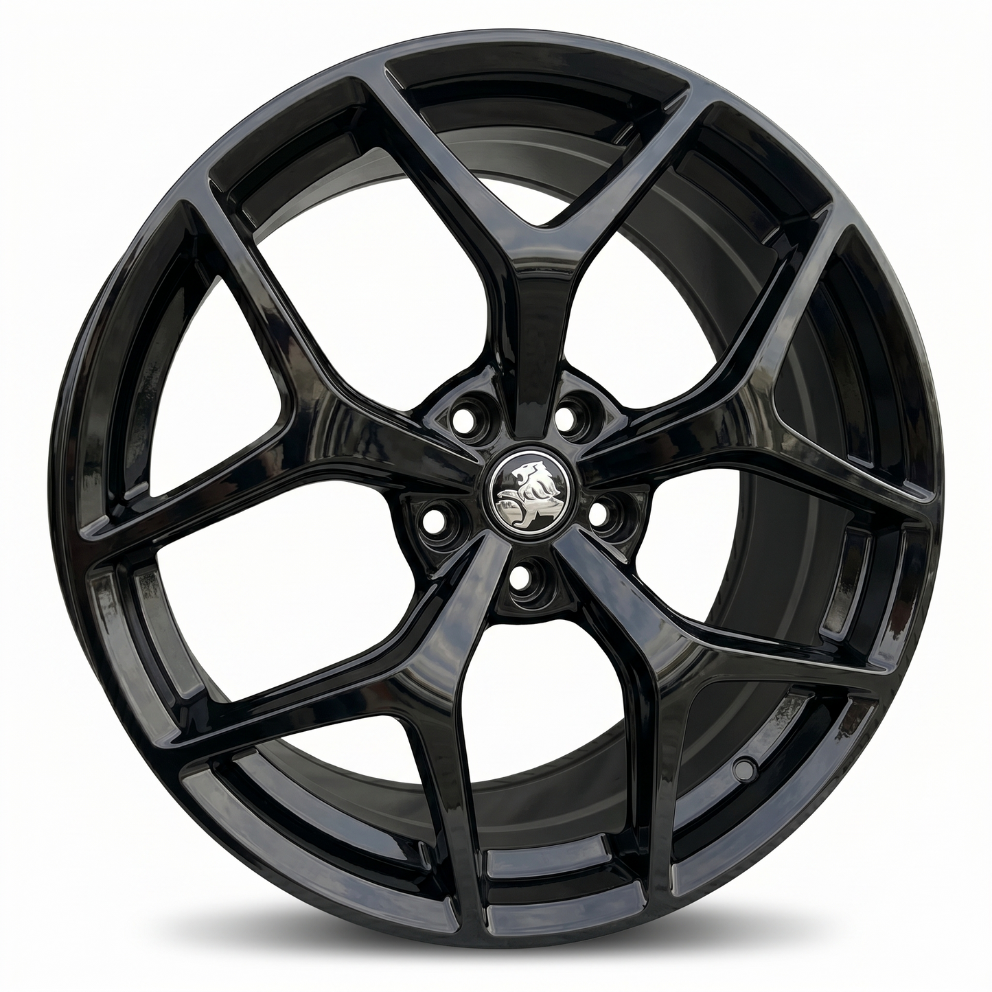 Suits Holden Commodore VZ VE VF HSV - GTSR Style 20" Gloss Black Dark Tint Staggered Wheels