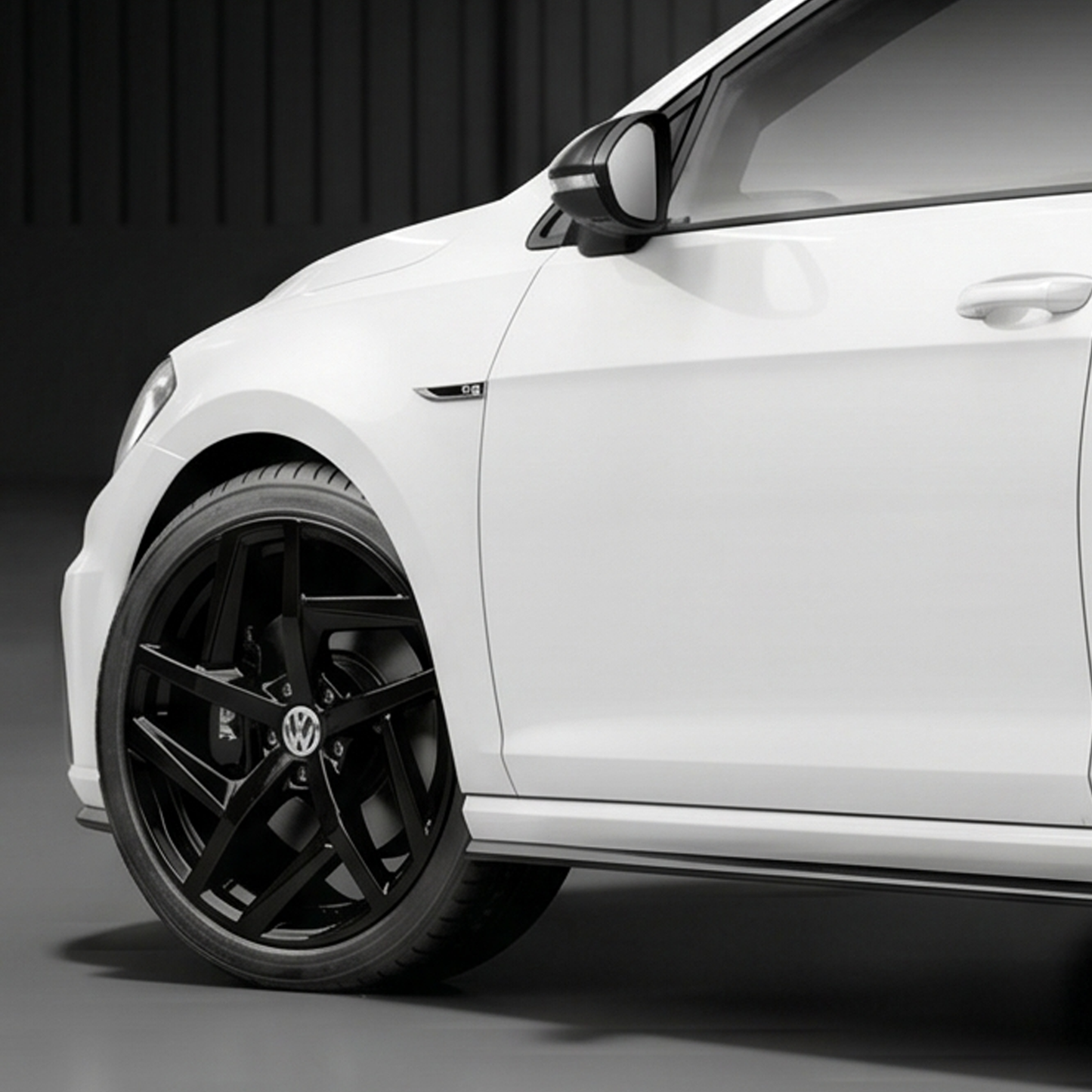 5-Spoke Style 19x8 Gloss Black Set - VW Golf Mk5 Mk6 Mk7 Mk8