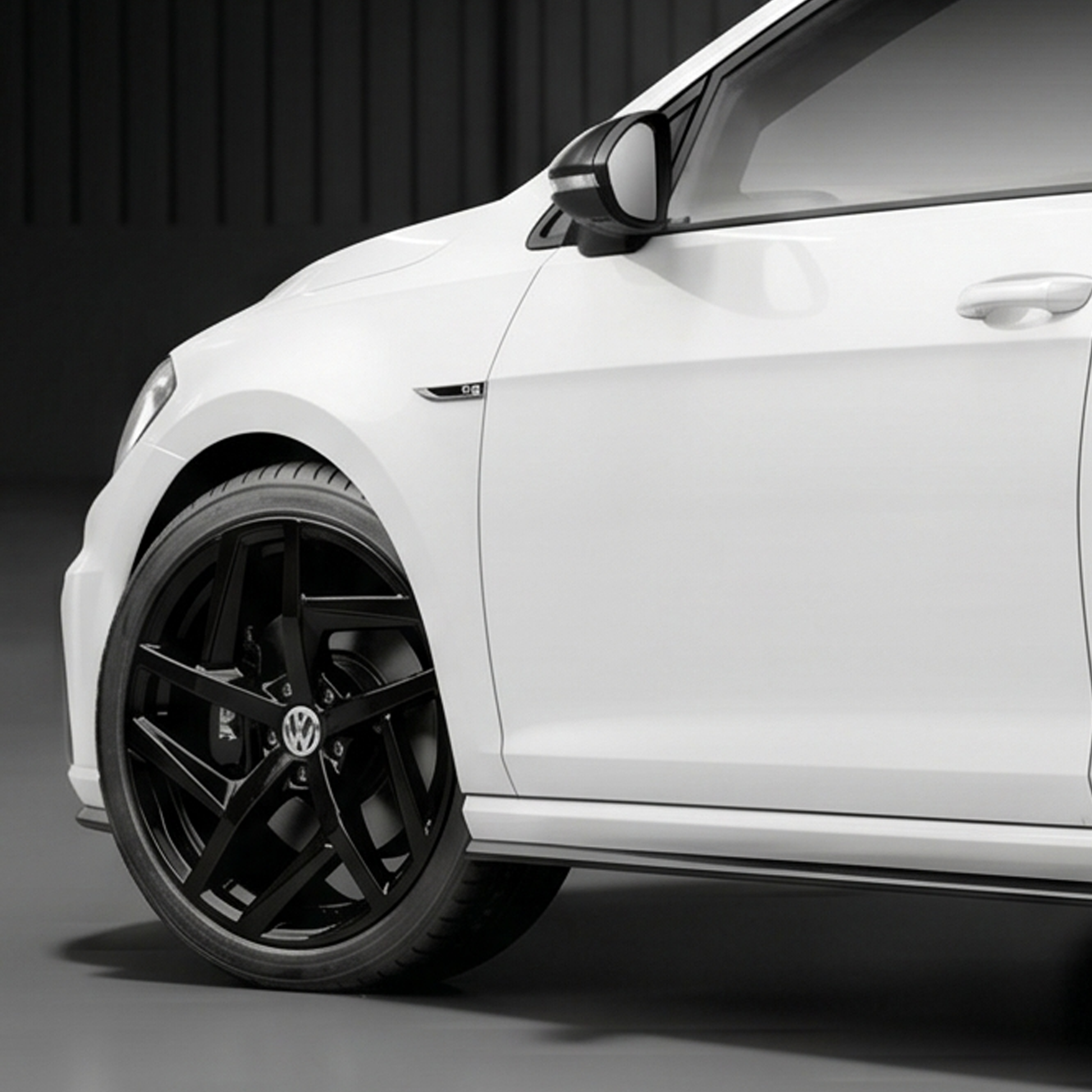 5-Spoke Style 19x8 Gloss Black Set - VW Golf Mk5 Mk6 Mk7 Mk8