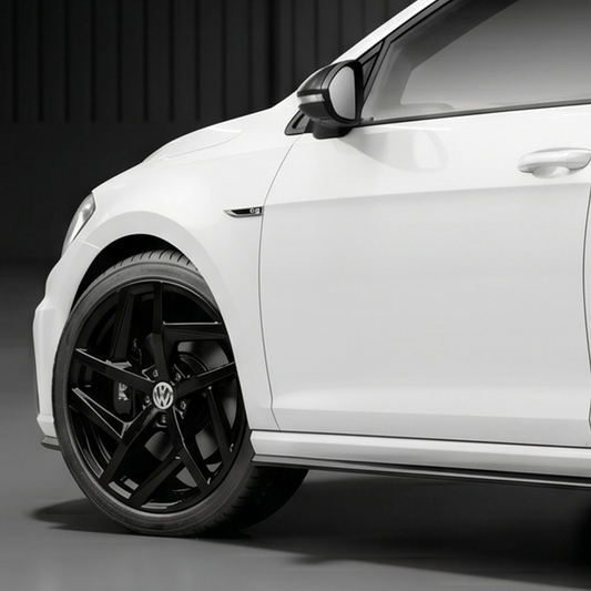 5-Spoke Style 19x8 Gloss Black Set - VW Golf Mk5 Mk6 Mk7 Mk8