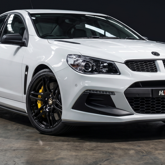 GTS Blade Style 20x8.5/9.5 Gloss Black Staggered Set - Holden Commodore VZ VE VF