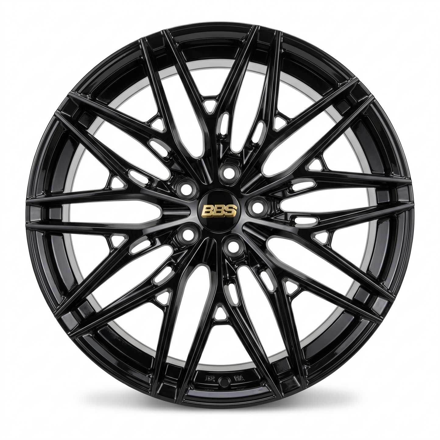 Suits Toyota Nissan JDM — BBS Style 19" Staggered Gloss Black Wheels | 5x114.3