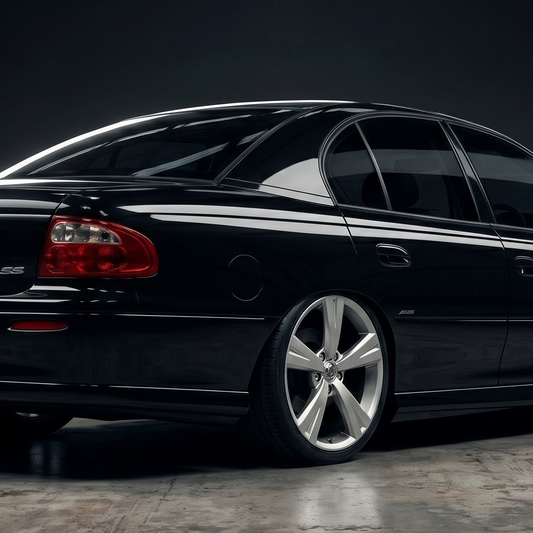 Suits Holden Commodore VT VX VY VZ — GTS Style 19" & 20" Hyper Silver Wheels | 5x120