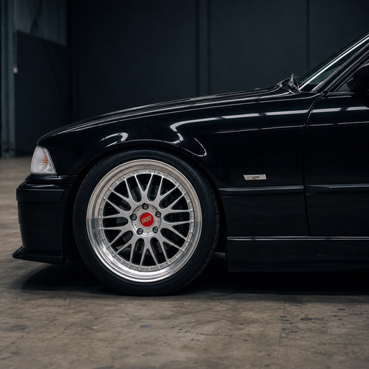 Suits BMW Mercedes Toyota Nissan VW and More — BBS LM Style 17" 18" 19" Silver Black Gold Wheels