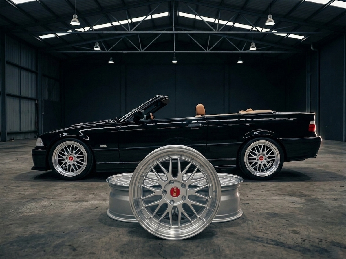 Suits BMW Mercedes Toyota Nissan VW and More — BBS LM Style 17" 18" 19" Silver Black Gold Wheels