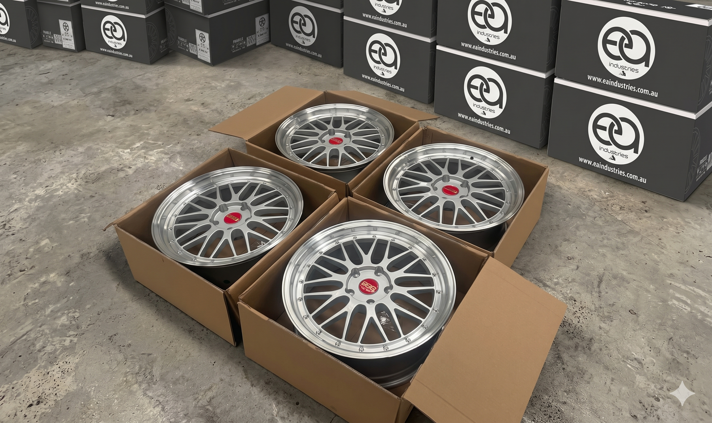 Suits BMW Mercedes Toyota Nissan VW and More — BBS LM Style 17" 18" 19" Silver Black Gold Wheels