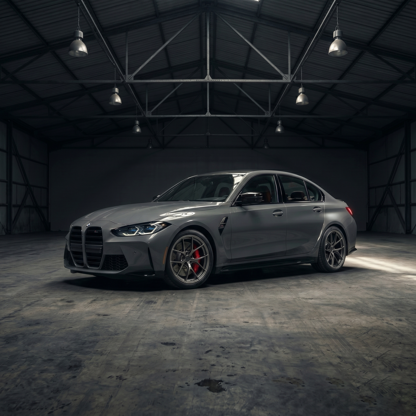 Suits BMW 3 4 5 Series X3 X4 X5 E F Chassis — M3 Competition Style 19x8.5 Satin Grey Gloss Black Wheels | 5x120
