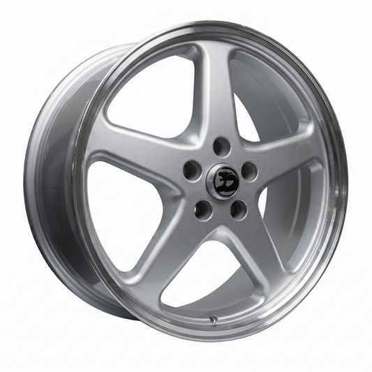 WALKY 20x8.5 - GLOSS SILVER MACHINED LIP (1PC)