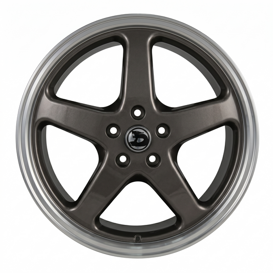 WALKY 20x8.5 - MX GREY MACHINED LIP SET