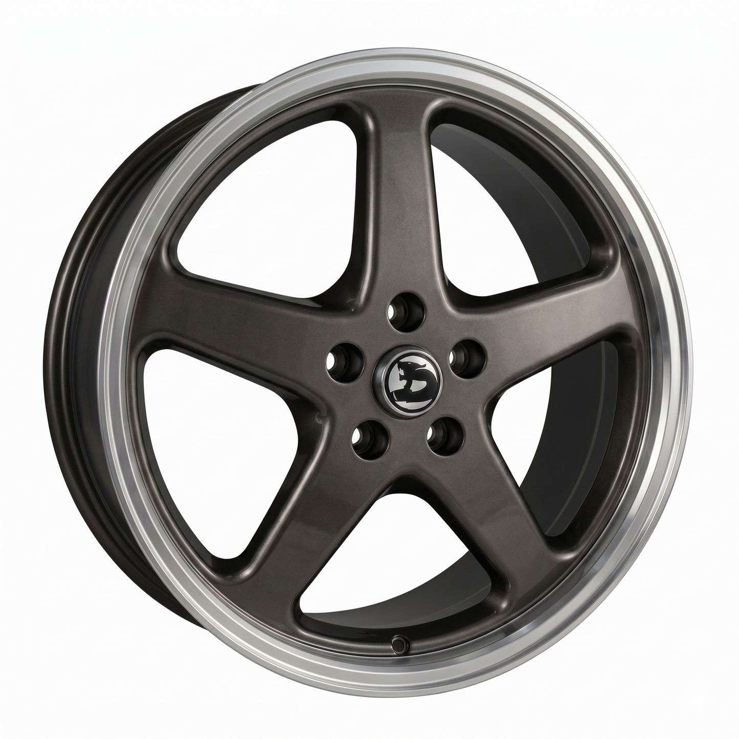 WALKY 20x8.5 - MX GREY MACHINED LIP SET