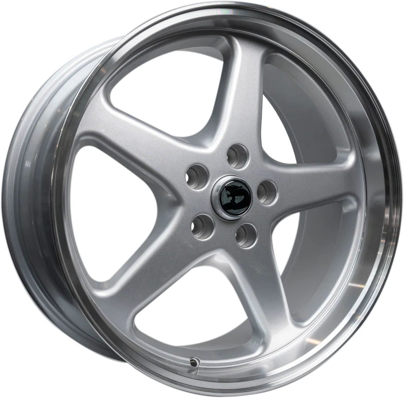 WALKY 20x9.5 - GLOSS SILVER MACHINED LIP