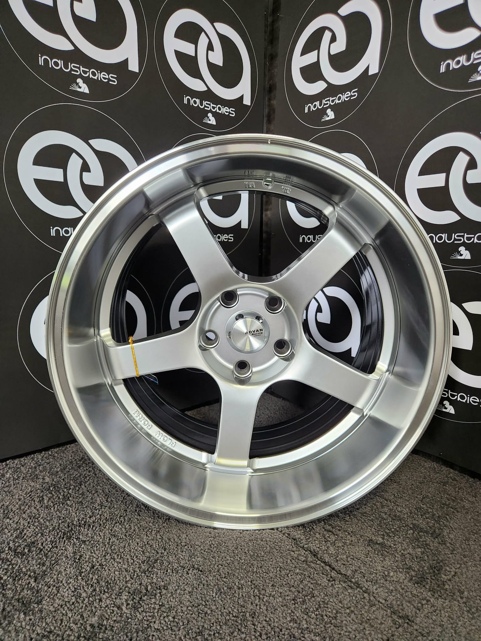 ADVAN GT 18 inch silver wheel at EA Industries