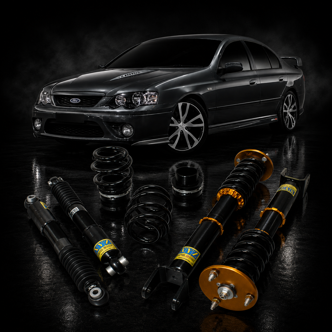 Ford Falcon BA-BF Sedan AutoXYZ coilover package