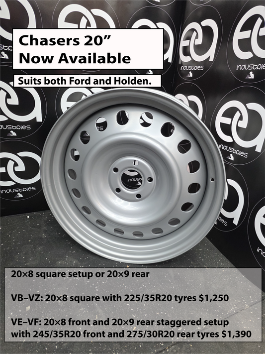 20-Inch Chaser Wheel & Tyre Packages – Ford & Holden