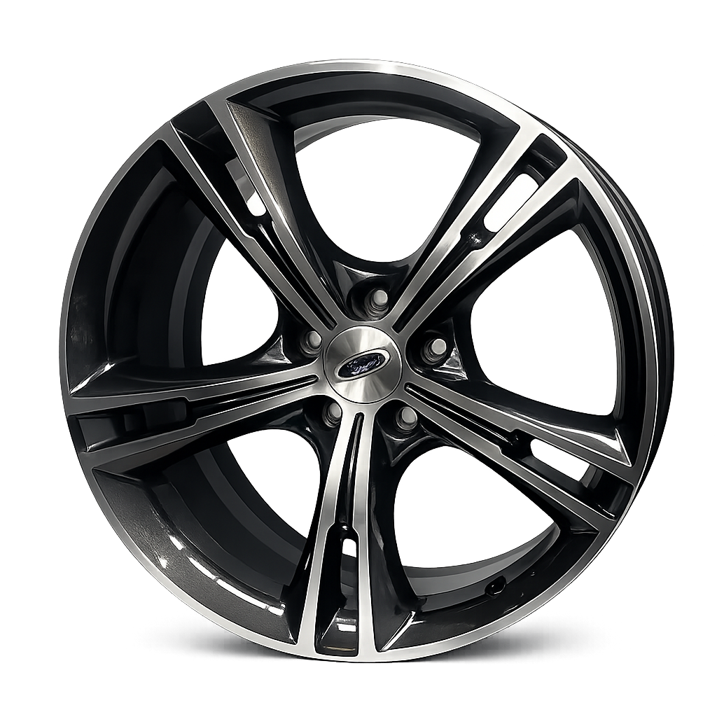 Black machined Ford Falcon FG wheel